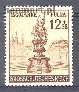 Znaczek Deutsches Reich / III Rzesza 1944 Mi 886 Czyste **