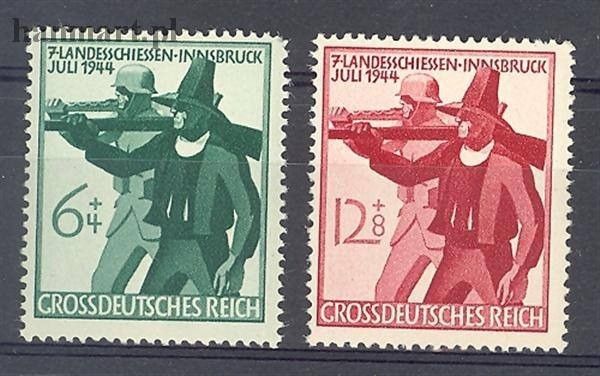 Znaczek Deutsches Reich / III Rzesza 1944 Mi 897-898 Czyste **