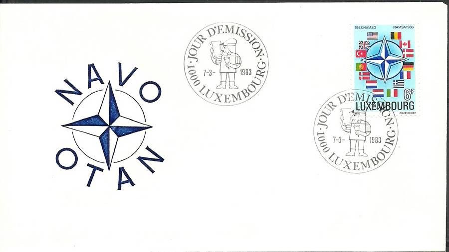 Znaczek Luksemburg 1983 Mi 1071 FDC