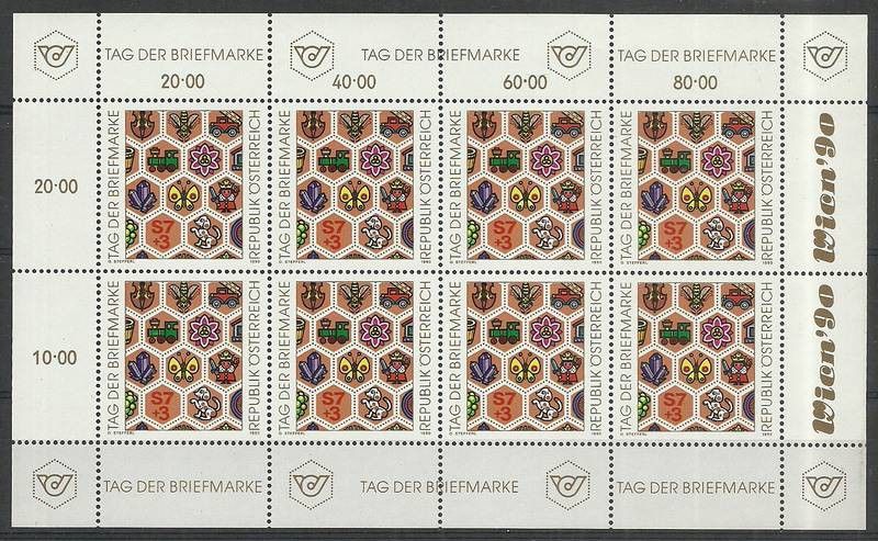 Znaczek Austria 1990 Mi ark 1990 Czyste **