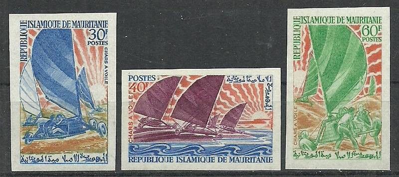 Znaczek Mauretania 1968 Mi 347-349B Czyste **