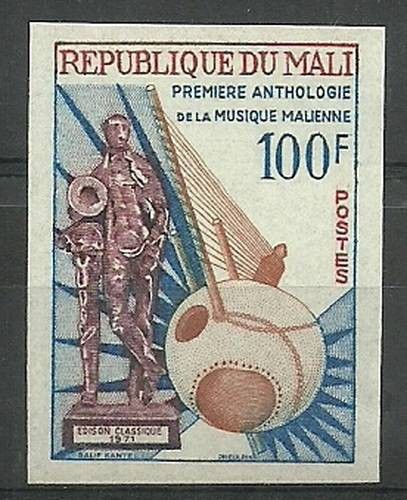 Znaczek Mali 1972 Mi 341B Czyste **