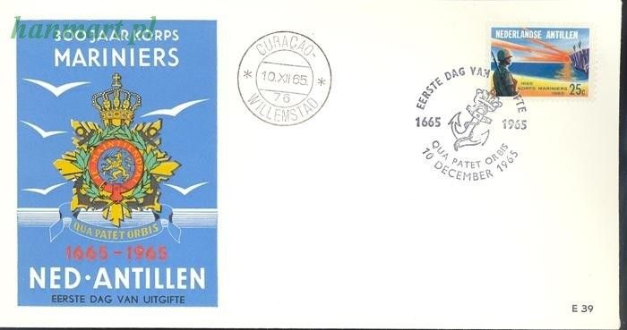 Znaczek Antyle Holenderskie 1965 FDC