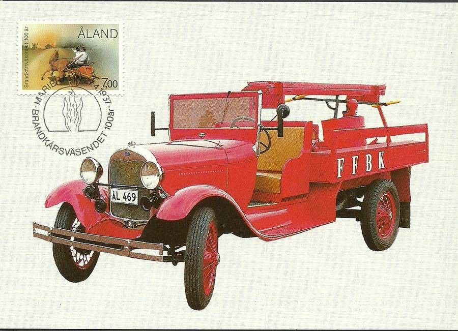 Znaczek Wyspy Alandzkie 1987 Mi 23 Karta Max