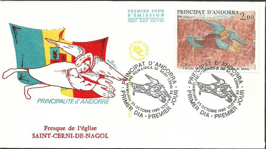Znaczek Andora Francuska 1980 Mi 311 FDC