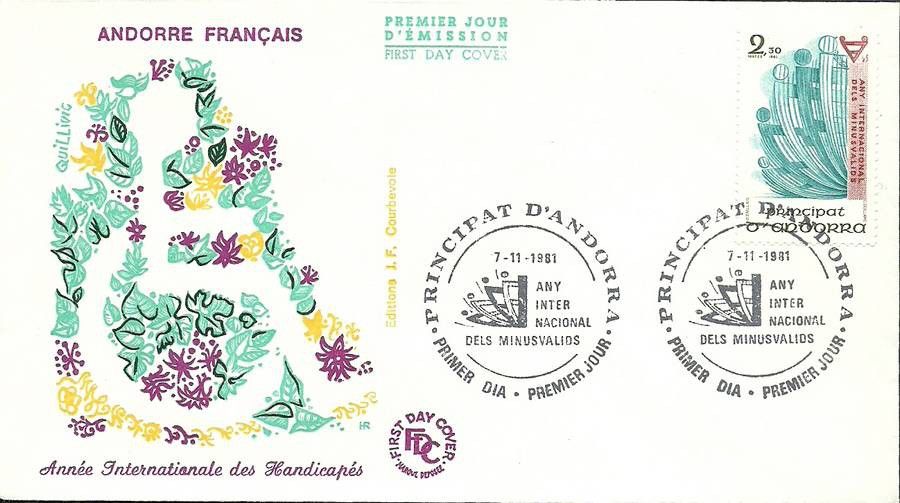 Znaczek Andora Francuska 1981 Mi 320 FDC