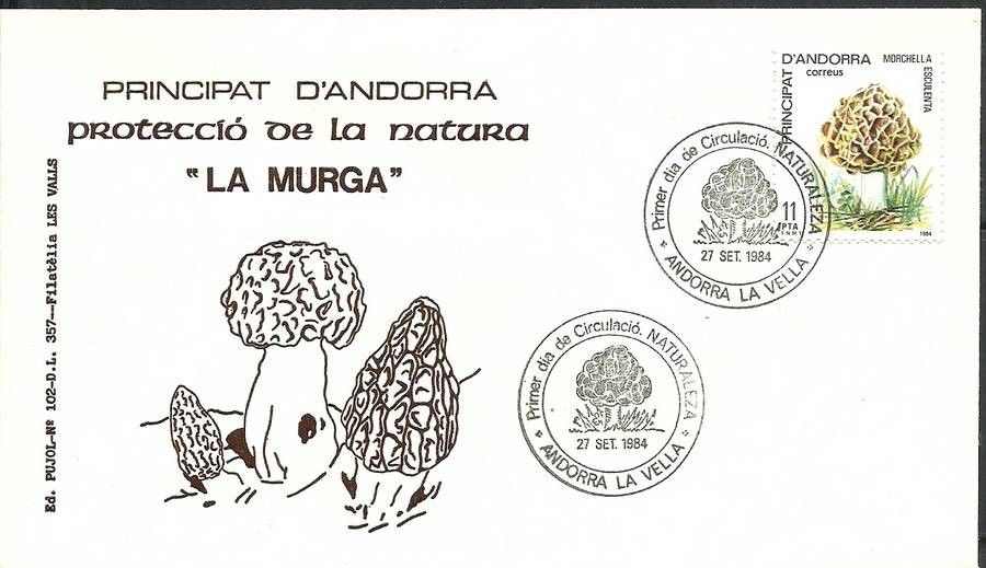 Znaczek Andora Hiszpańska 1984 Mi 178 FDC