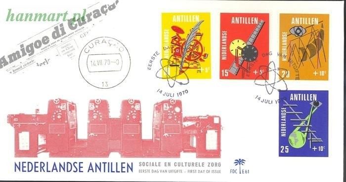 Znaczek Antyle Holenderskie 1970 FDC