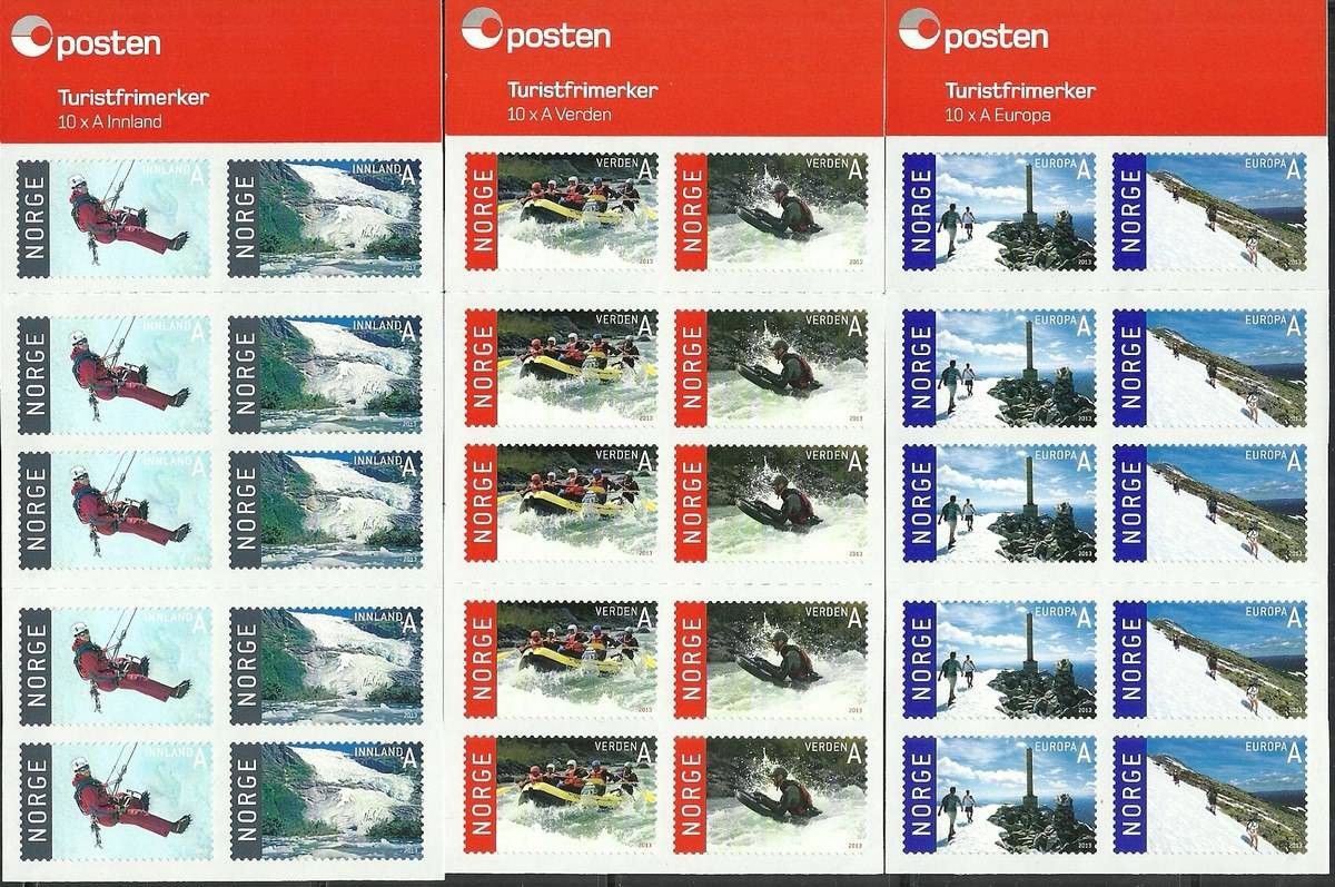 Znaczek Norwegia 2013 Mi mh 1809-1814 Czyste **