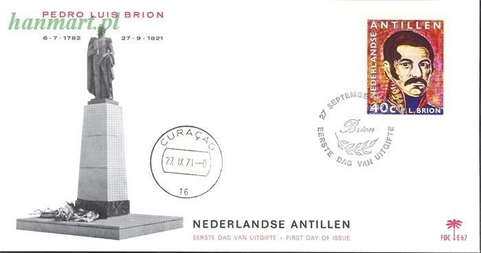Znaczek Antyle Holenderskie 1971 Mi 235 FDC