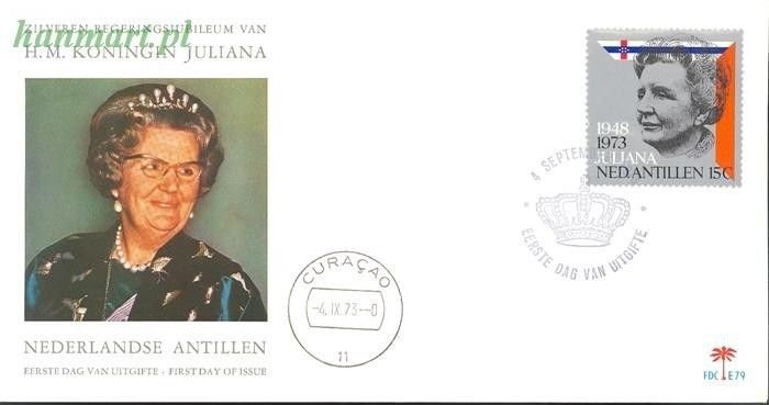 Znaczek Antyle Holenderskie 1973 Mi 272 FDC