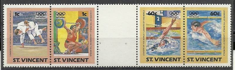 Znaczek St. Vincent 1984 Mi 748-749+752-753 Czyste **