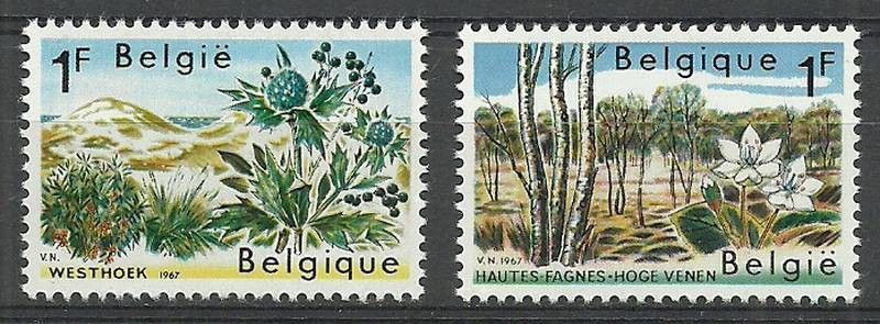 Znaczek Belgia 1967 Mi 1468-1469 Czyste **