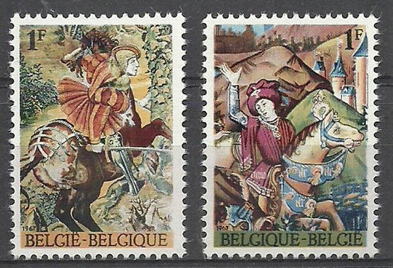 Znaczek Belgia 1967 Mi 1482-1483 Czyste **