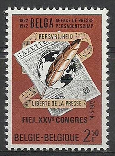 Znaczek Belgia 1972 Mi 1680 Czyste **