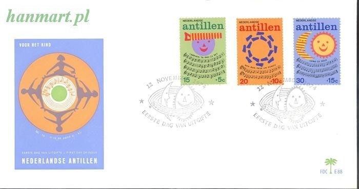 Znaczek Antyle Holenderskie 1974 Mi 289-291 FDC