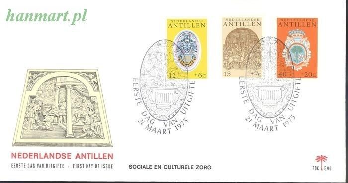 Antyle Holenderskie 1975 Mi 295-297 FDC