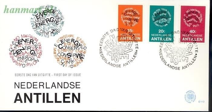 Znaczek Antyle Holenderskie 1978 Mi 367-369 FDC