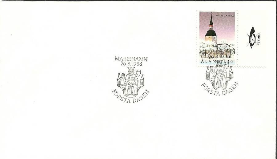 Znaczek Wyspy Alandzkie 1988 Mi 31 FDC