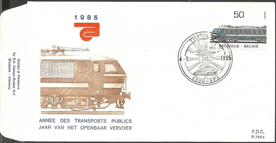 Znaczek Belgia 1985 Mi 2226 FDC