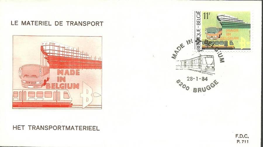 Znaczek Belgia 1984 Mi 2168 FDC