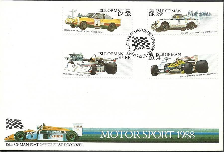 Znaczek Wyspa Man 1988 Mi 363-366 FDC