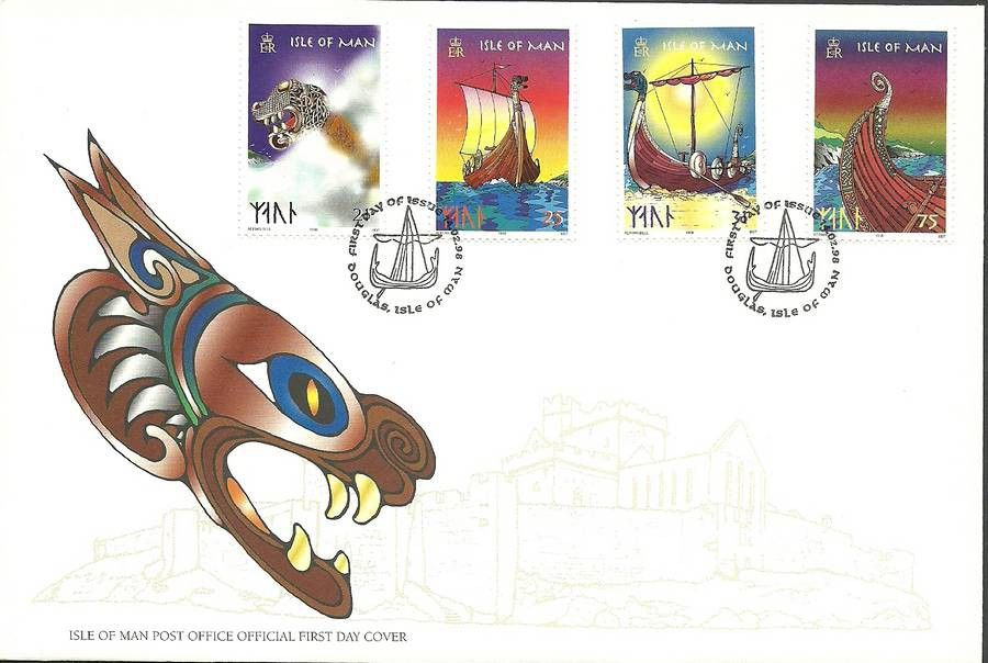 Znaczek Wyspa Man 1998 Mi 753-756 FDC