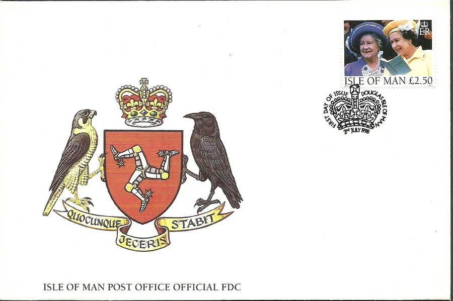 Znaczek Wyspa Man 1998 Mi 785 FDC