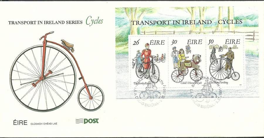 Znaczek Irlandia 1991 Mi bl 8 FDC
