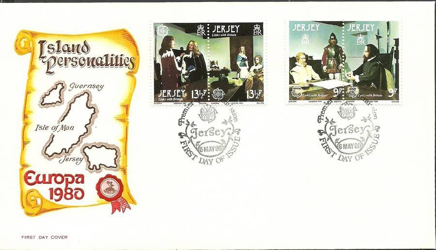 Znaczek Jersey 1980 Mi 219-222 FDC