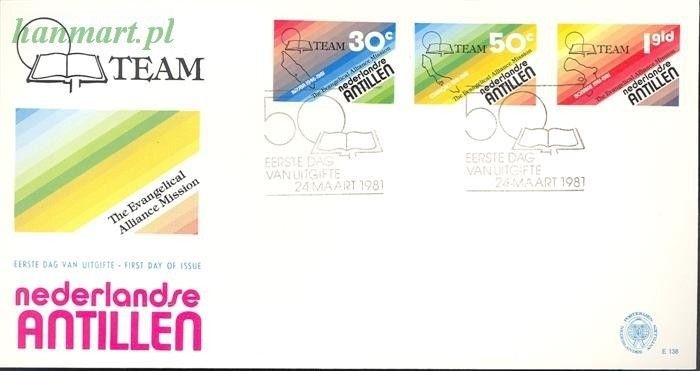 Znaczek Antyle Holenderskie 1981 Mi 438-440 FDC