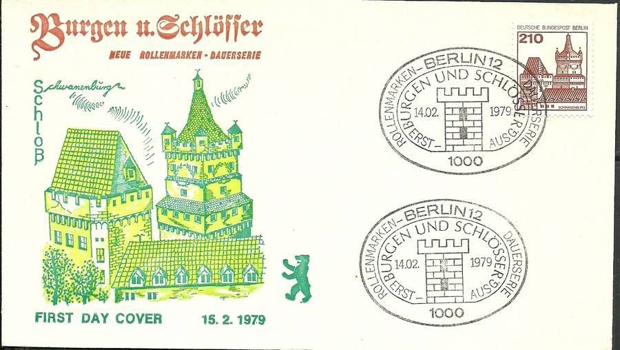 Znaczek Berlin Niemcy 1978 Mi 589 FDC
