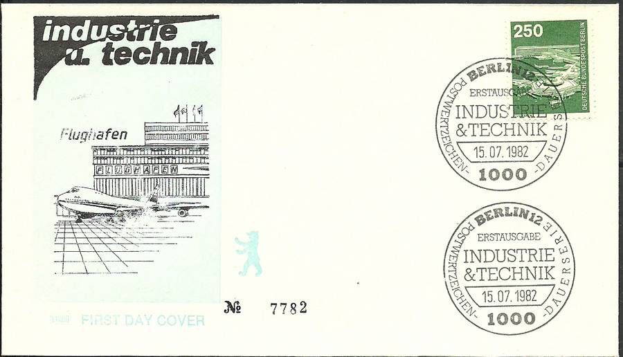 Znaczek Berlin Niemcy 1982 Mi 671 FDC