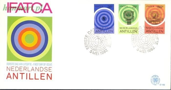 Znaczek Antyle Holenderskie 1982 Mi 471-473 FDC