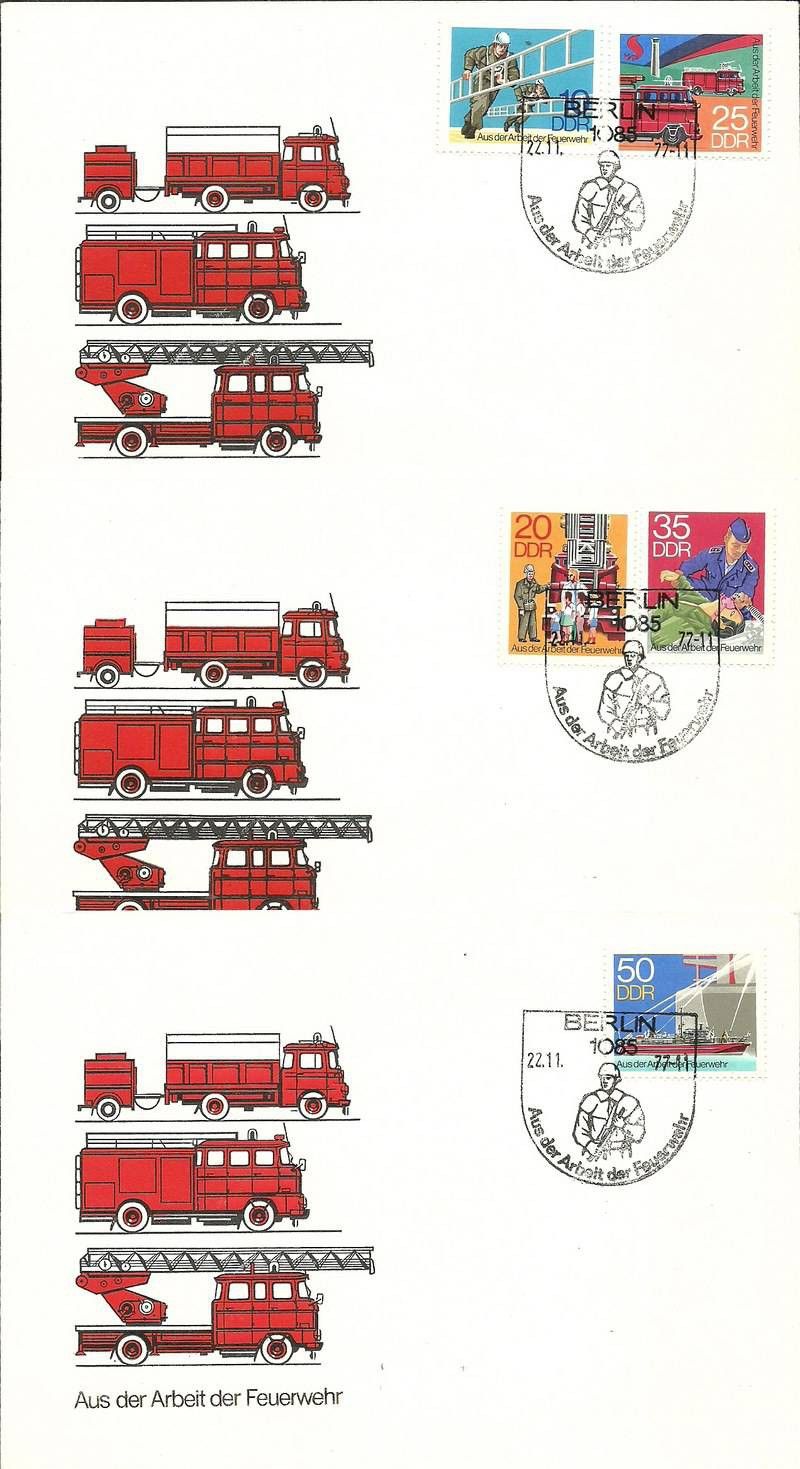 Znaczek NRD / DDR 1977 Mi 2276-2280 FDC