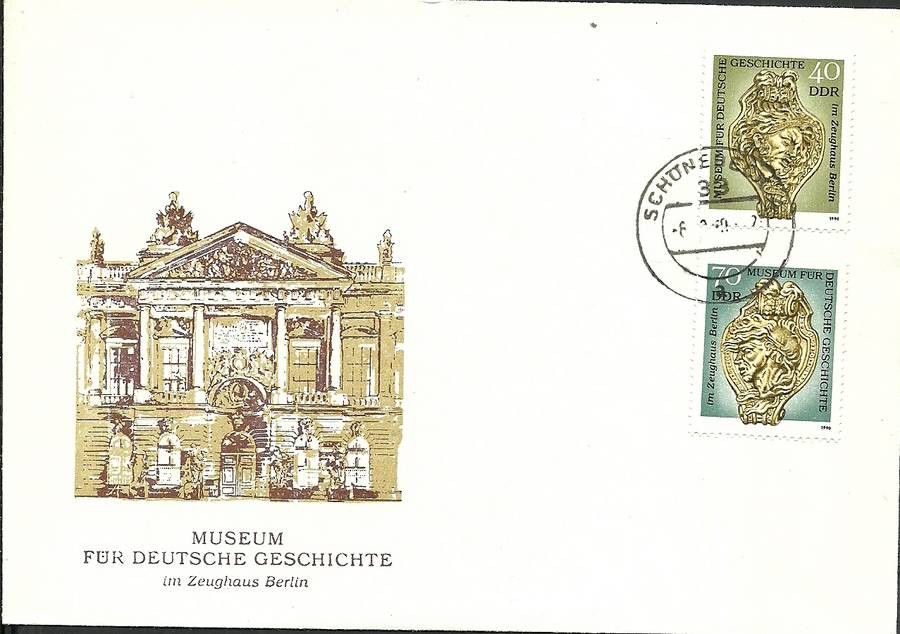 Znaczek NRD / DDR 1990 Mi 3318-3319 FDC