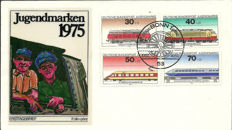 Znaczek Niemcy 1975