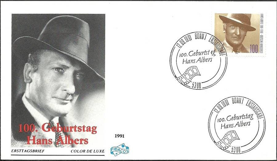 Znaczek Niemcy 1991 Mi 1561 FDC
