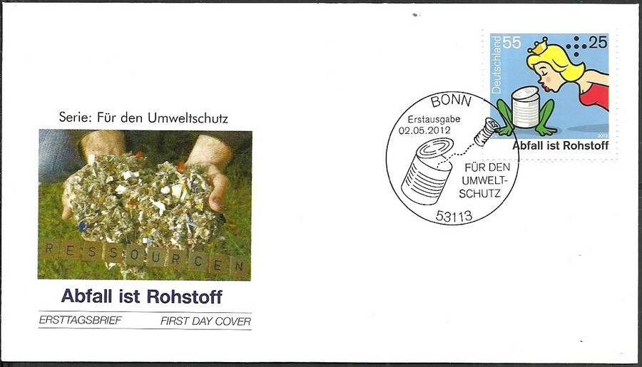 Znaczek Niemcy 2012 Mi 2932 FDC