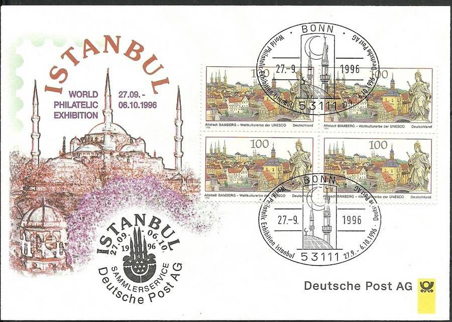 Znaczek Niemcy 1996 Mi 1881 FDC