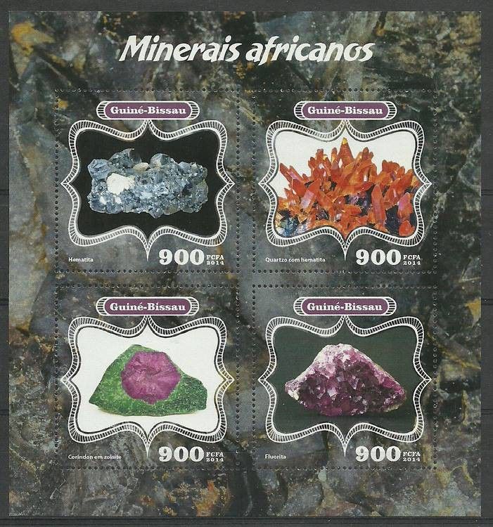 Znaczek Gwinea Bissau 2014 Mi ark 7271-7274 Czyste **