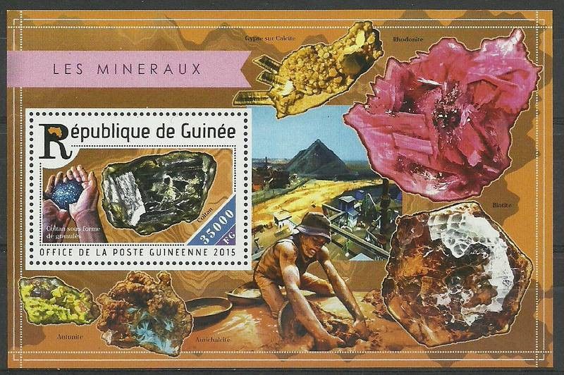 Znaczek Gwinea 2015 Mi bl 2503 Czyste **