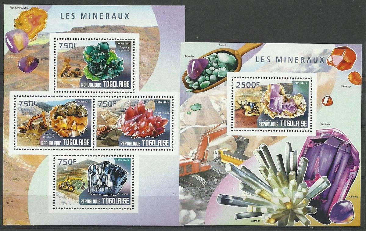 Znaczek Togo 2014 Mi ark 5986-5989+bl 1018 Czyste **