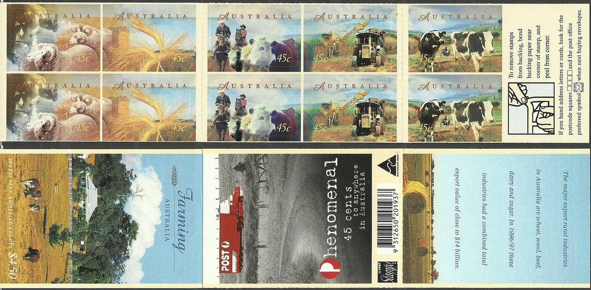 Znaczek Australia 1998 Mi mh 119 Czyste **