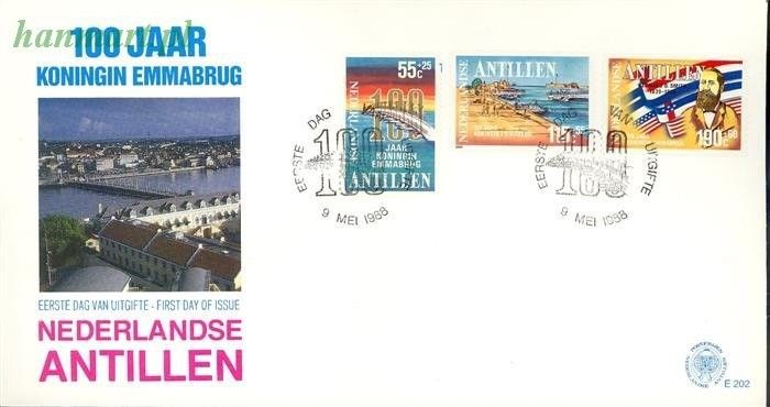 Znaczek Antyle Holenderskie 1988 Mi 635-637 FDC