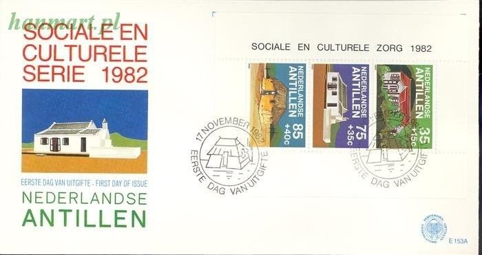 Znaczek Antyle Holenderskie 1982 Mi bl 23 FDC