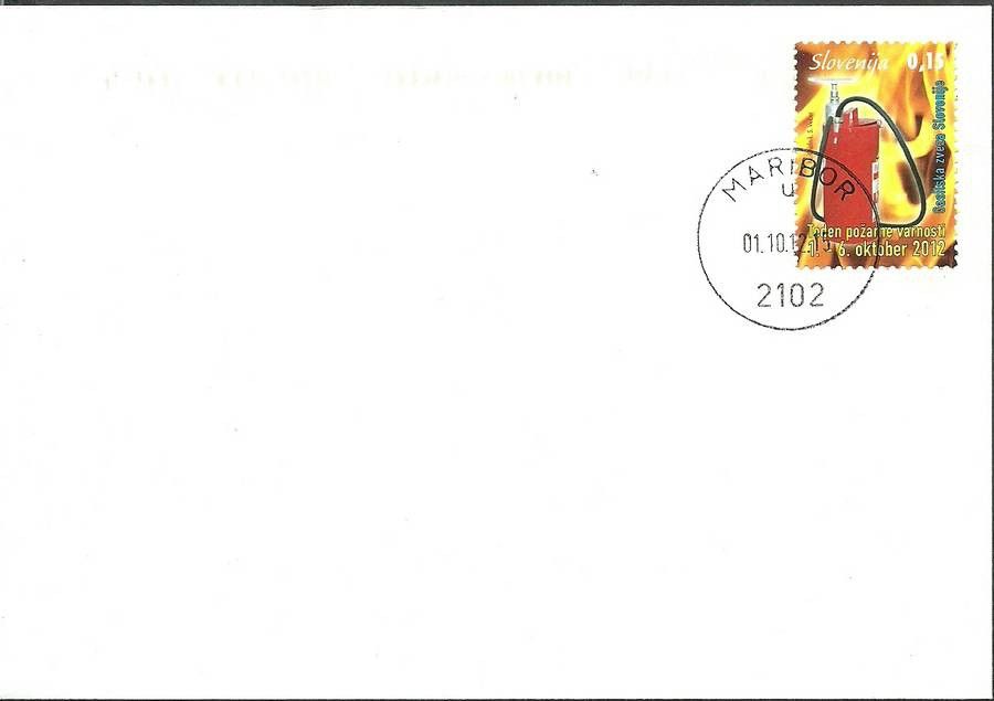 Znaczek Słowenia 2012 Mi zwa 67 FDC