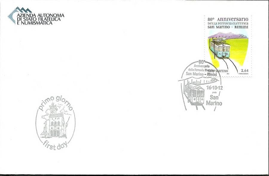 Znaczek San Marino 2012 Mi 2534 FDC