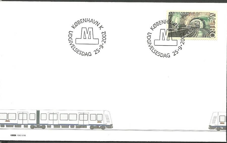 Znaczek Dania 2002 Mi 1320 FDC