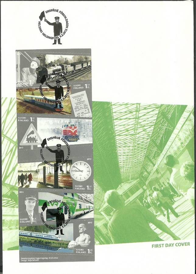 Znaczek Finlandia 2012 Mi 2158-2163 FDC